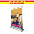 Double-Mini Table Top Retractable Banner